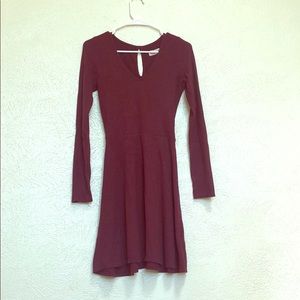 🌸 Maroon sweater dress